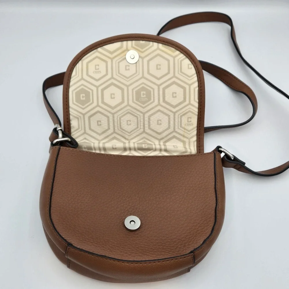 CHAPS Brown‎ Crossbody Shoulder Bag Purse- Originally $49 - EUC